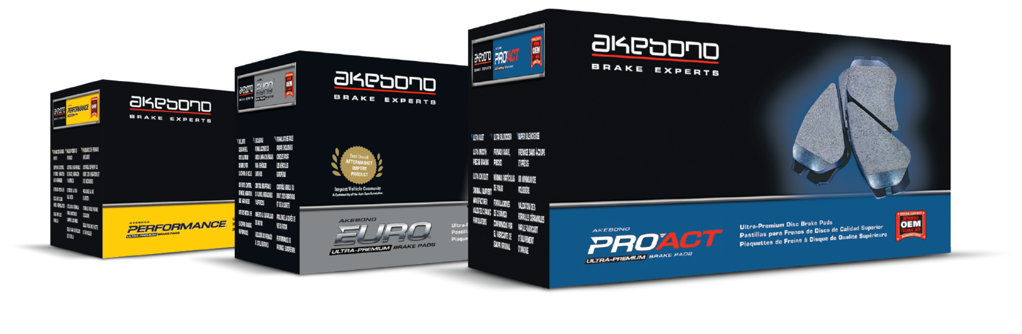 Hardware Included in the Box | Akebono Brakes